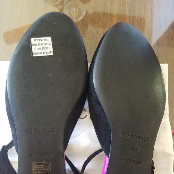 Never Worn - SEE BY CHLOÉ Flats - size 40 - Picture 6 of 6